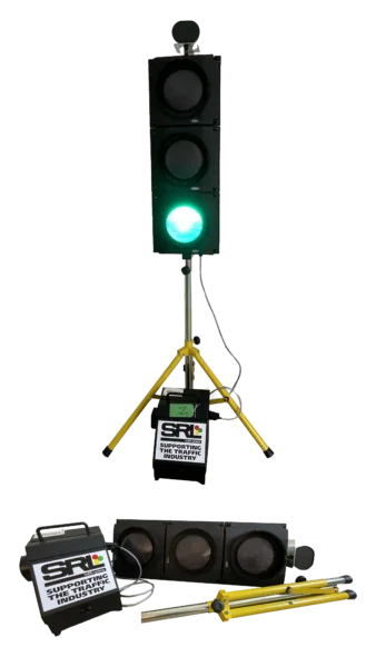 tripod temporary traffic light, rapid response